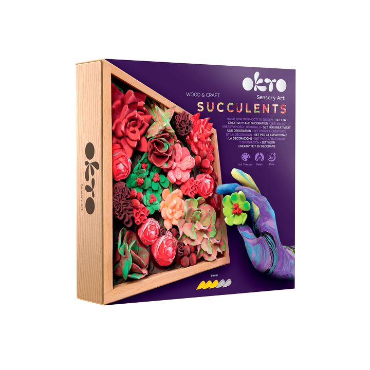 OKTO Set za modeliranje sukulenta 21 k 21 cm DESIRE
