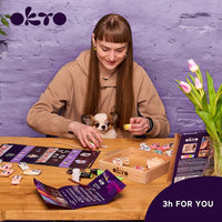 OKTO set za modeliranje u drvenom ramu 21 k 21 cm ROMANTICA