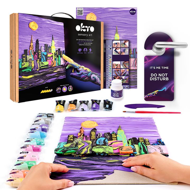 OKTO Kreativni 3D set "Skiline Nev Iork" 30 k 40 cm