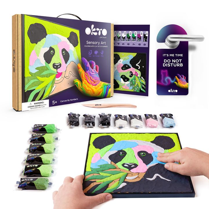 OKTO samootvrdnjavajuća slika 30 k 30 cm Panda