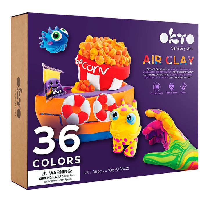 OKTO kreativni set za samootvrdnjavanje 36 nijansi