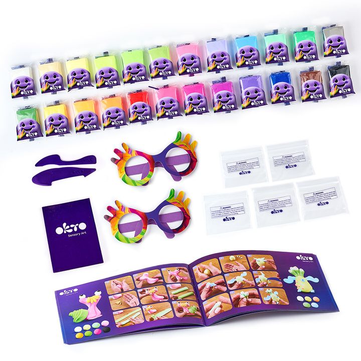 OKTO kreativni samootvrdnjavajući set 24 nijanse