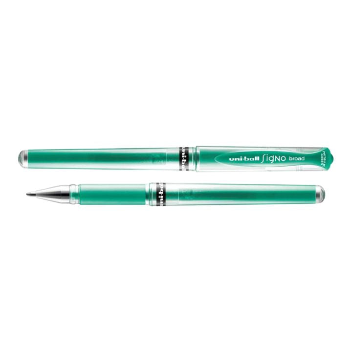 UNI SIGNO UM-153 Gel Pen 1.0 mm – metalik zelena