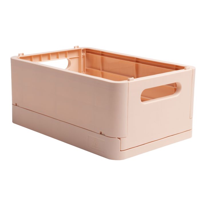 Sklopiva kutija za skladištenje SKANDI Recicled PP MIDI – Losos