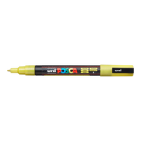 Posca marker PC-3ML, 0,9–1,3 mm, sa šljokicama – žuta (L2