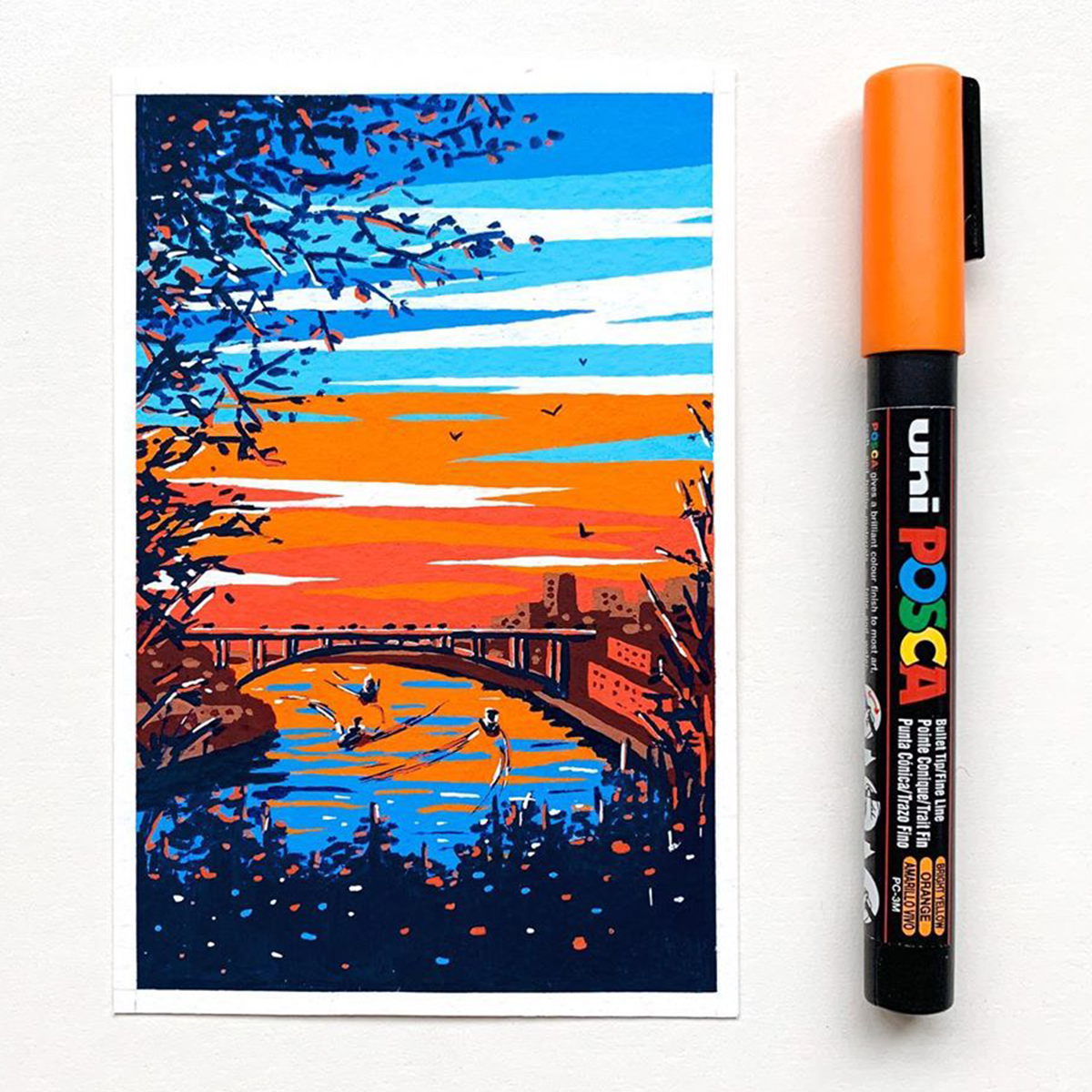 Posca marker PC-5M, 1,8 - 2,5 mm, svetložuta (3)
