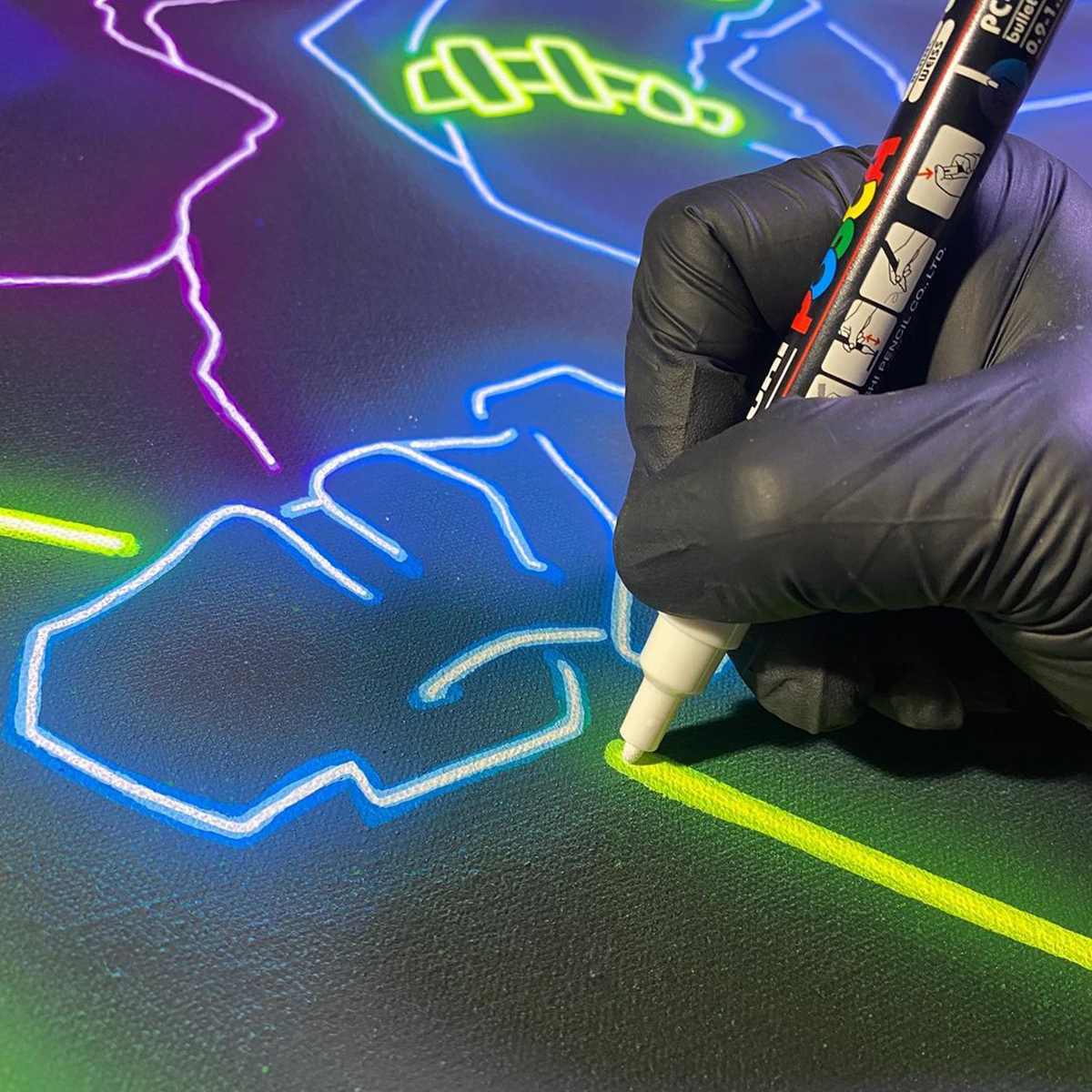 Posca set markera miks boja