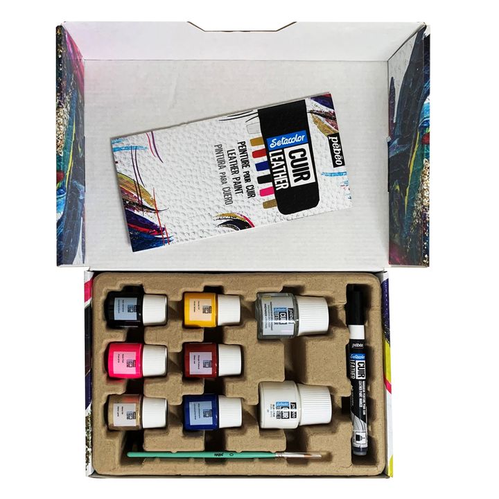 Boje za kožu Pebeo Setacolor - set za izbor 10 kom