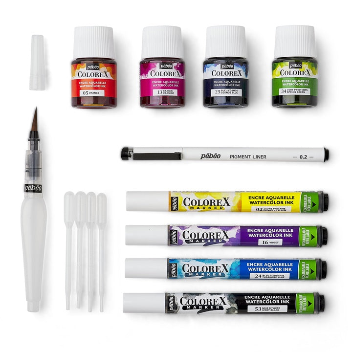Set na kaligrafiju Pebeo Colorek 10 kom