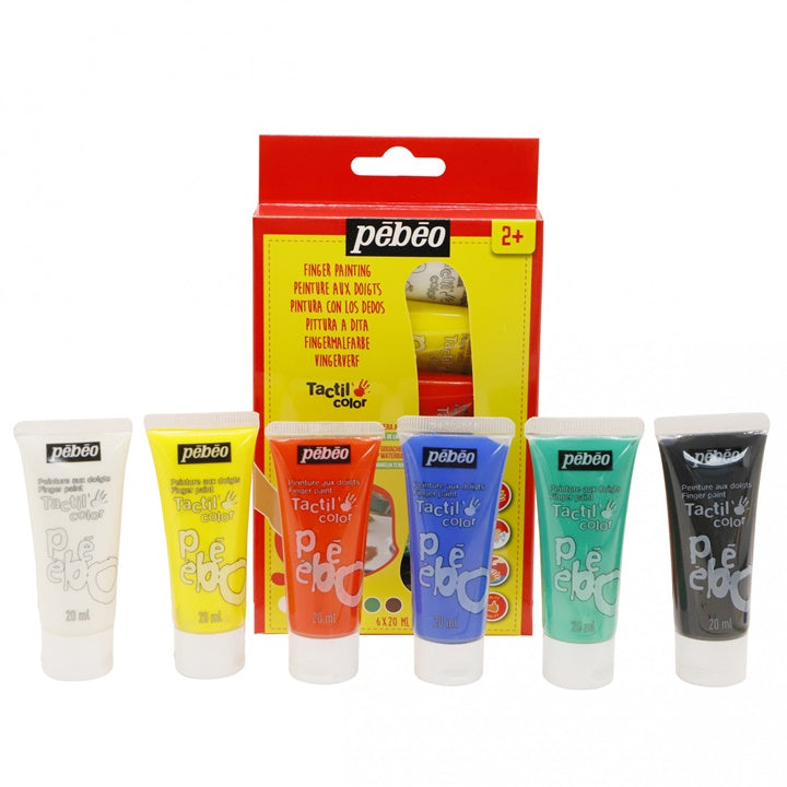 Boje za prste Pebeo Tactilcolor 6x20 ml