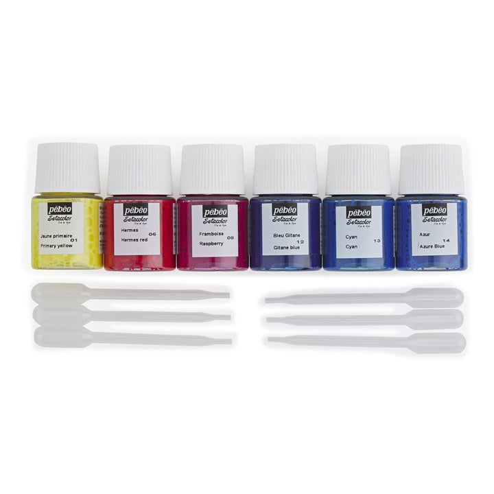Boje za lagani tekstil Pebeo Setacolor 6x20 ml