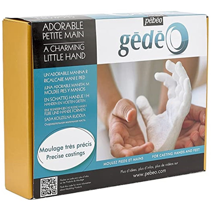 Set za izlivanje otisaka šaka i stopala Gédéo Charming little hand Pébéo