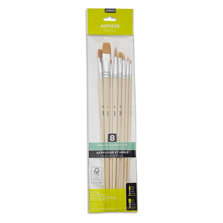 Slikarski početni set — platno, akrilne boje, četkice i štafelaj