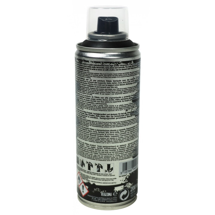 Akrilna kreda u spreju Pebeo 200 ml crna