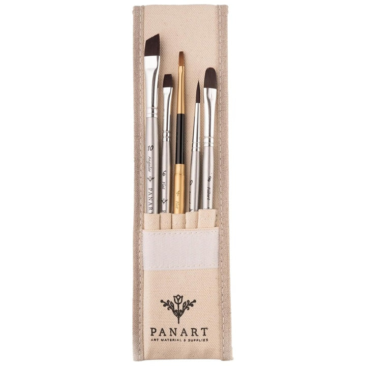 PanArt ATL‑02 Set od 5 četkica u pamučnoj futroli