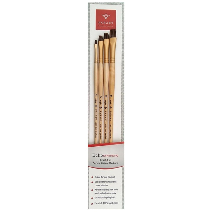 PanArt Bright ES-02 set ravnih četkica