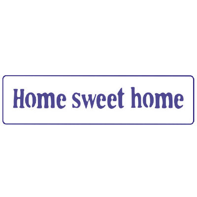 Šablon PENTART Text  - Home sweet home