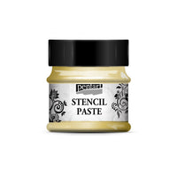 Pasta za šablone biserna Stencil Paste Pentart 50ml