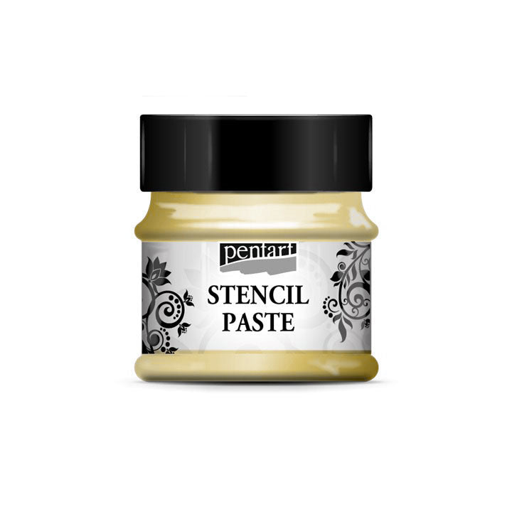 Pasta za šablone biserna Stencil Paste Pentart 50ml