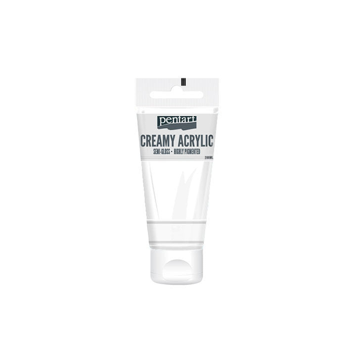 Kremasta polusjajna akrilna boja Pentart 200 ml