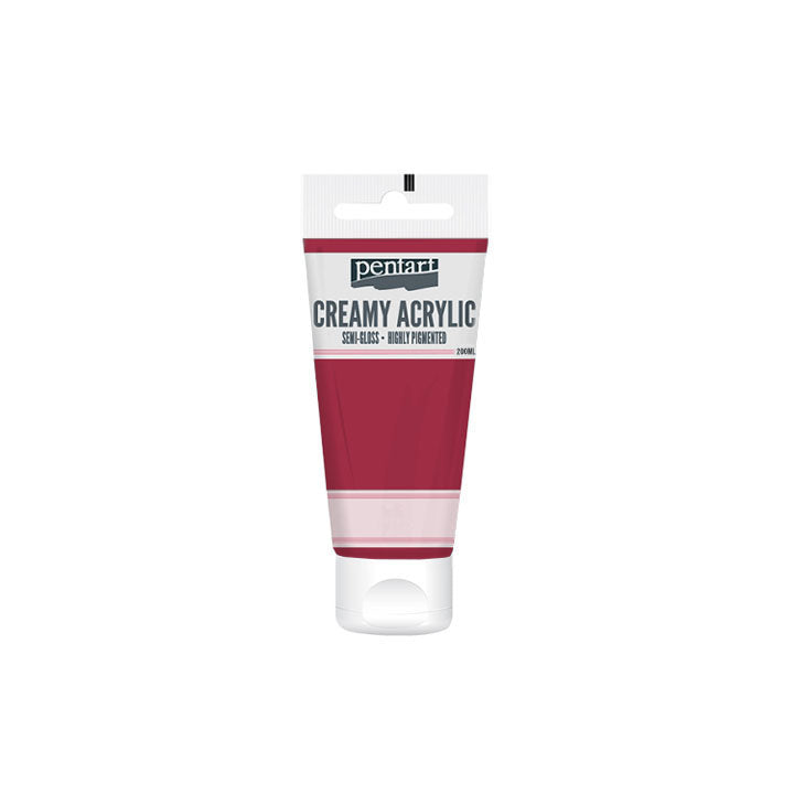 Kremasta polusjajna akrilna boja Pentart 200 ml