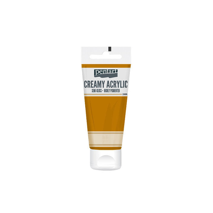 Kremasta polusjajna akrilna boja Pentart 200 ml