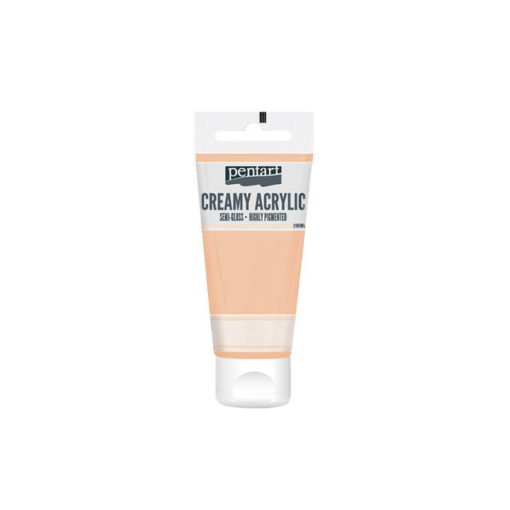 Kremasta polusjajna akrilna boja Pentart 200 ml