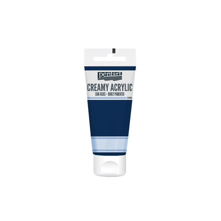 Kremasta polusjajna akrilna boja Pentart 200 ml