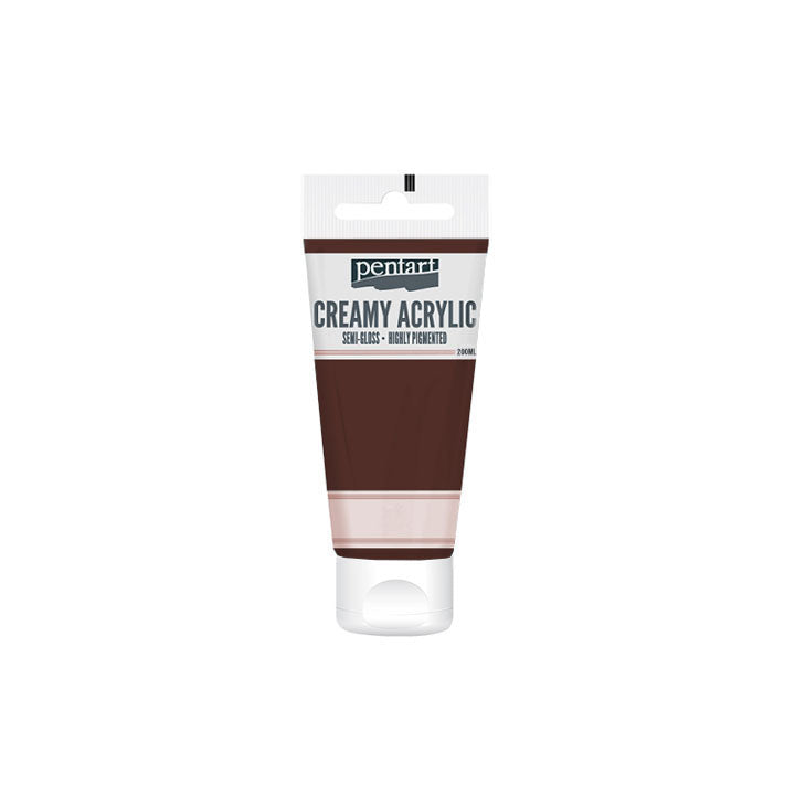 Kremasta polusjajna akrilna boja Pentart 200 ml