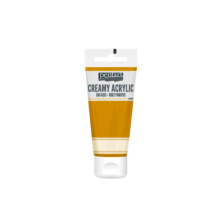 Kremasta polusjajna akrilna boja Pentart 200 ml