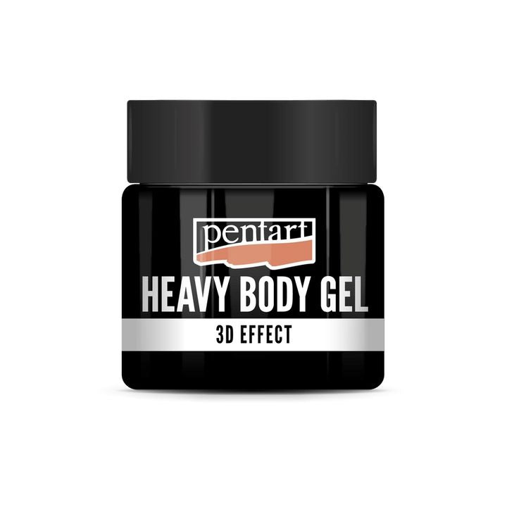 Pentart Black Glossi Heavi Bodi Gel