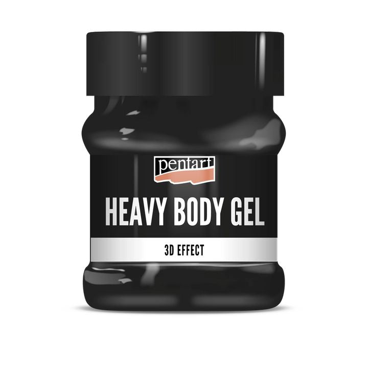 Pentart Black Glossi Heavi Bodi Gel
