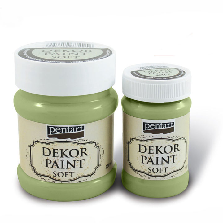 Nežna dekorativna boja 100 ml – olive