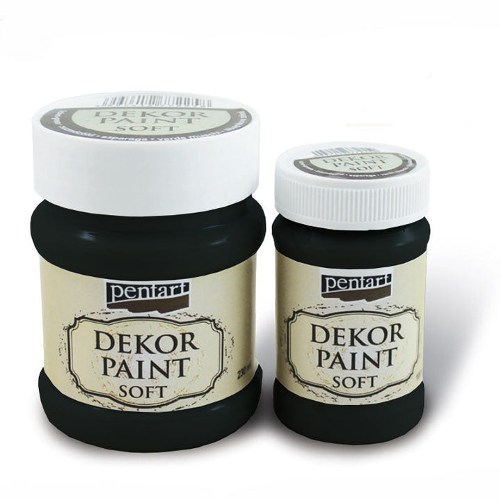 Nežna dekorativna boja 100 ml – black