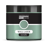Metalna glazura za zidne dekoracije 500 ml – Zelena i srebrna