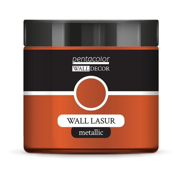 Metalna glazura za zidne dekoracije 500 ml – Vatreno-zlatno