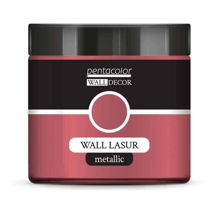 Metalna glazura za zidne dekoracije 500 ml – Biser Pink