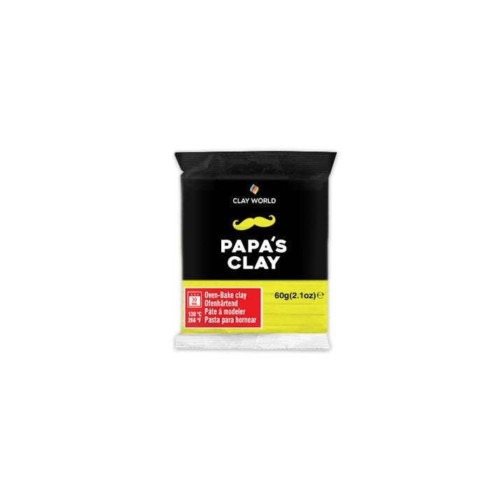 Papa's Clai Polimer Clai 60g | Various Shades