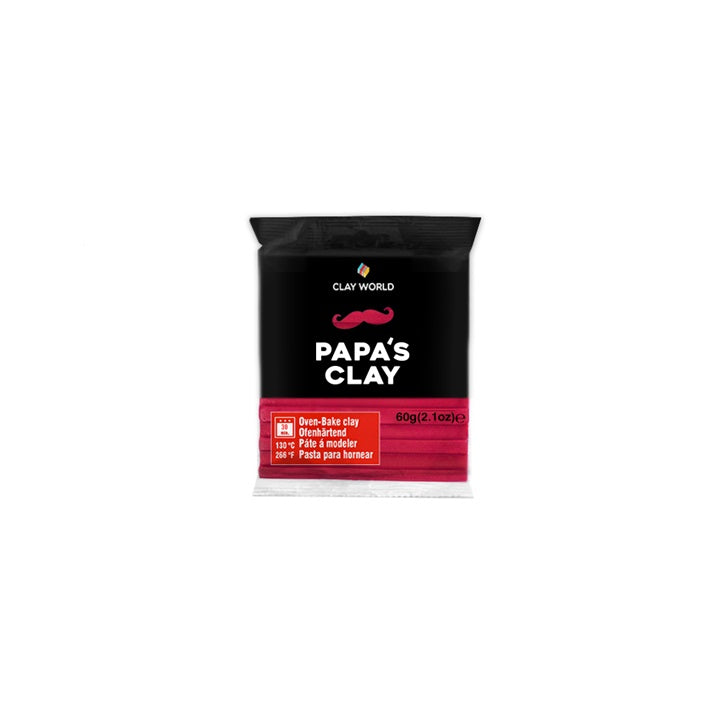 Papa's Clai Polimer Clai 60g | Various Shades