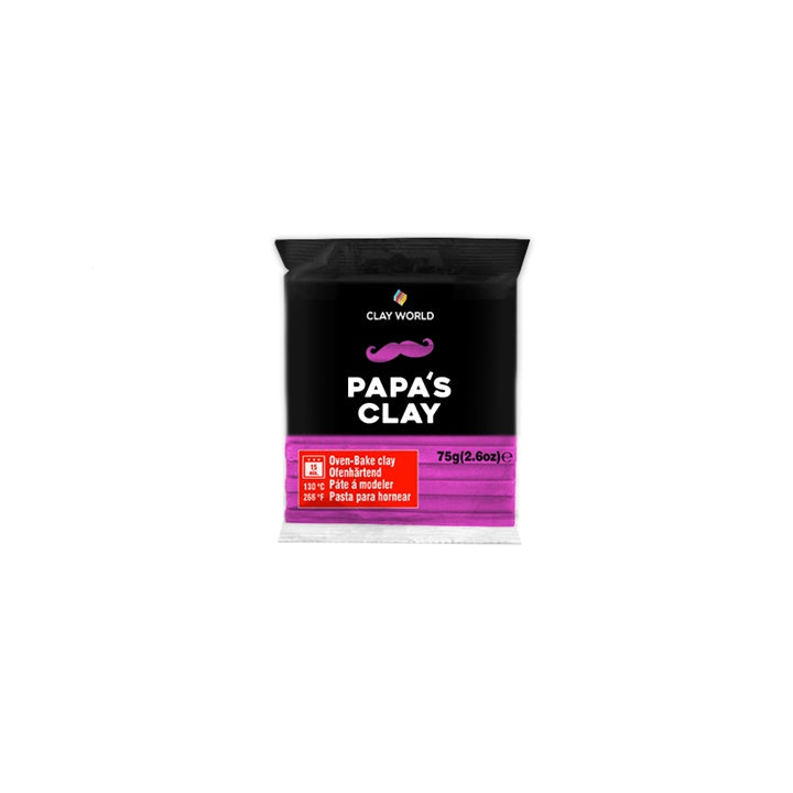 Papa's Clai Polimer Clai 60g | Various Shades