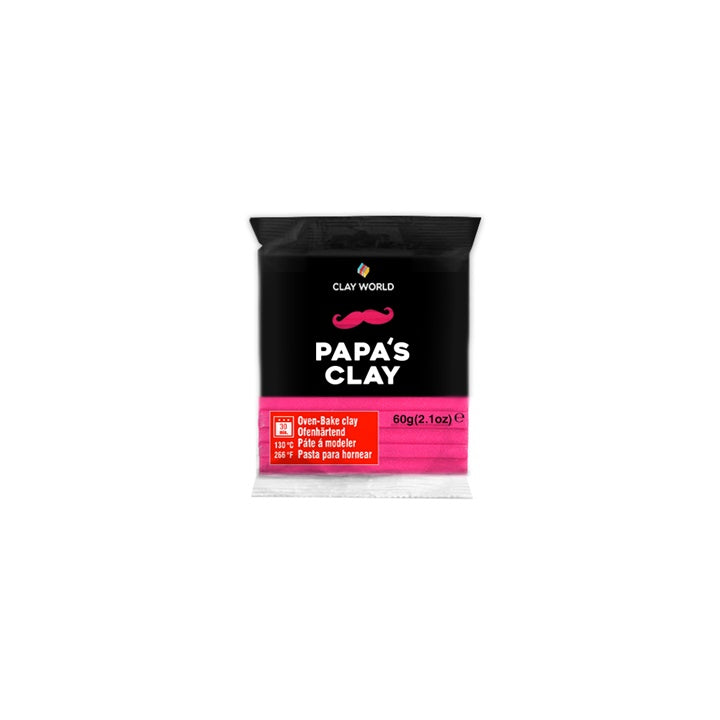 Papa's Clai Polimer Clai 60g | Various Shades