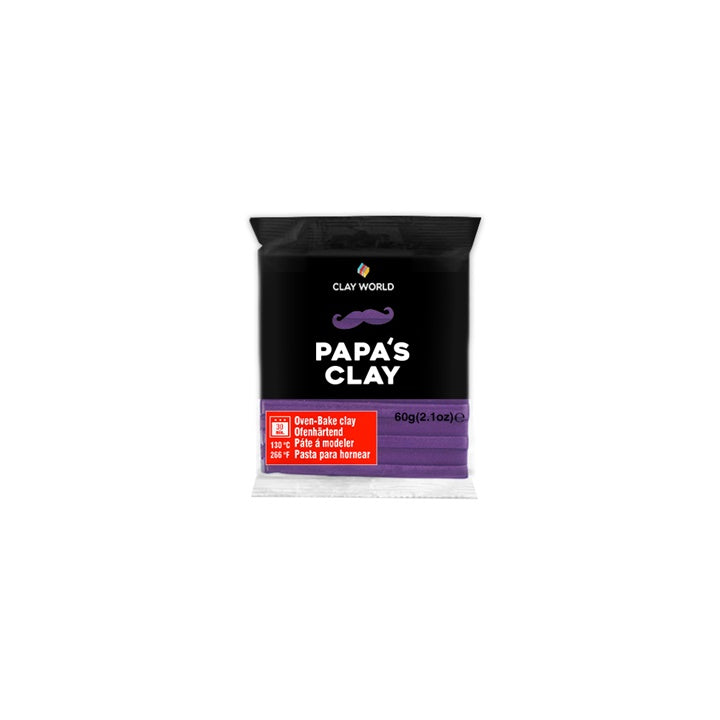 Papa's Clai Polimer Clai 60g | Various Shades