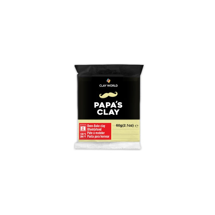 Papa's Clai Polimer Clai 60g | Various Shades