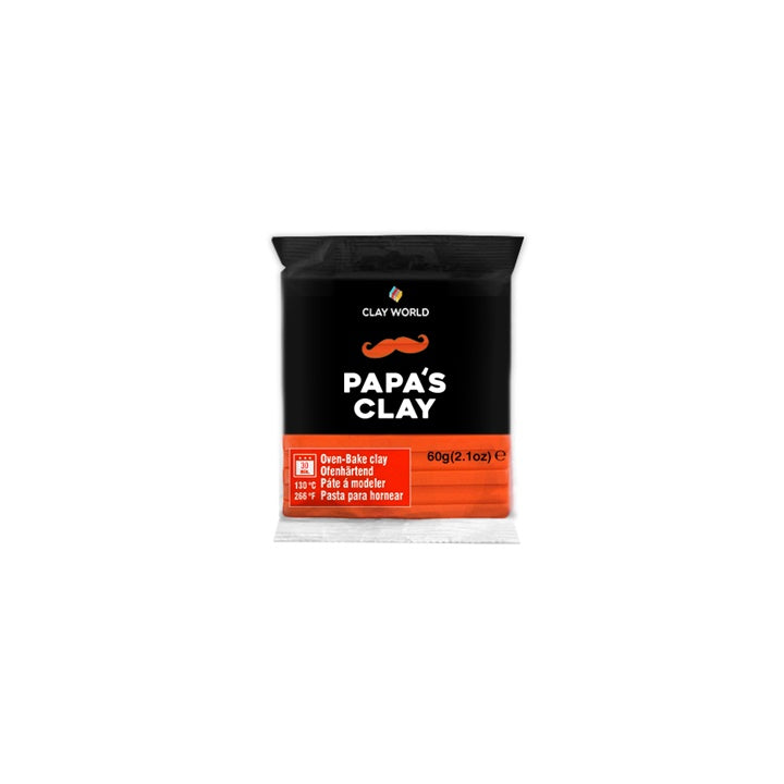 Papa's Clai Polimer Clai 60g | Various Shades