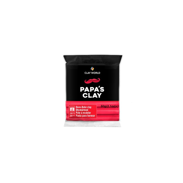Papa's Clai Polimer Clai 60g | Various Shades