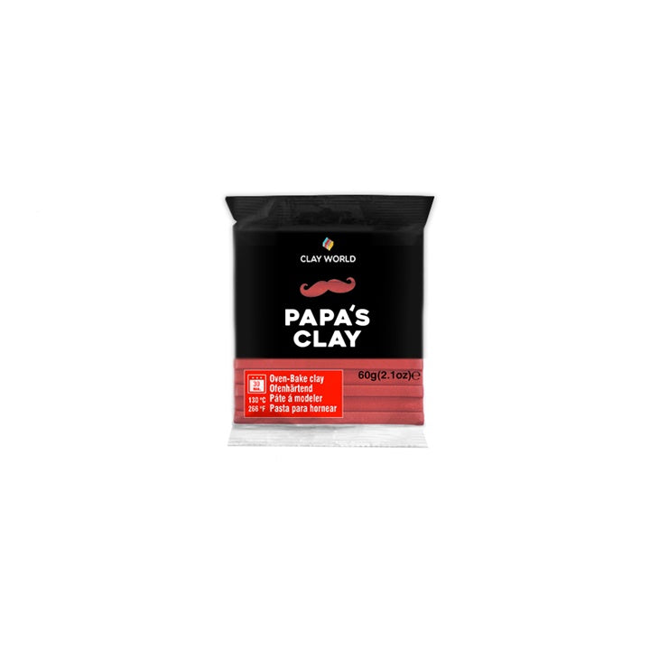 Papa's Clai Polimer Clai 60g | Various Shades