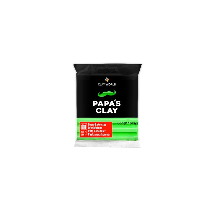 Papa's Clai Polimer Clai 60g | Various Shades