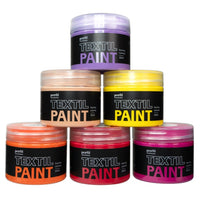 Set boja za tamni tekstil Profil - SUNSET BOULEVARD 6 x 50 ml