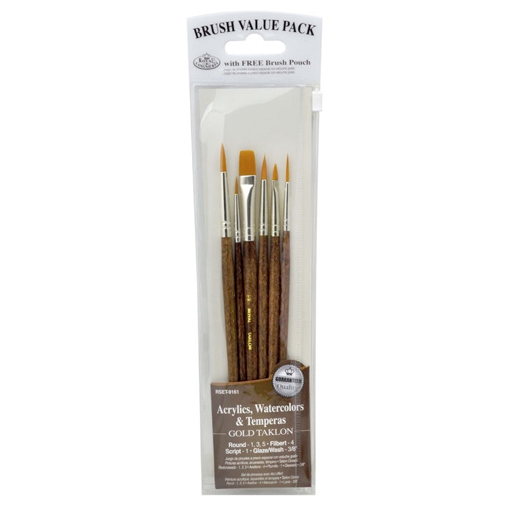 Set četkica Roial and Langnickel Gold Taklon
