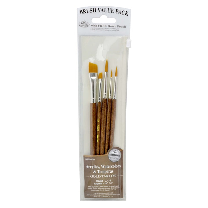 Roial &amp; Langnickel Gold Taklon set četkica